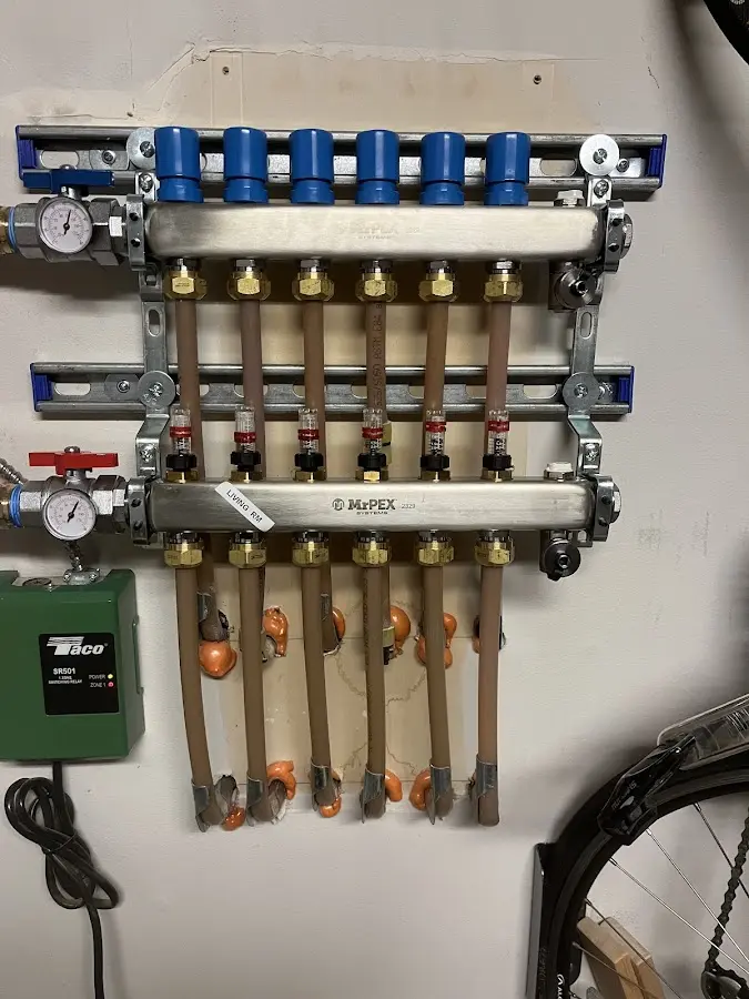 Plumber performing Leak Detection at a residential property in Chesterland